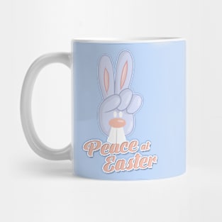 Peace At Easter Rabbit Mug